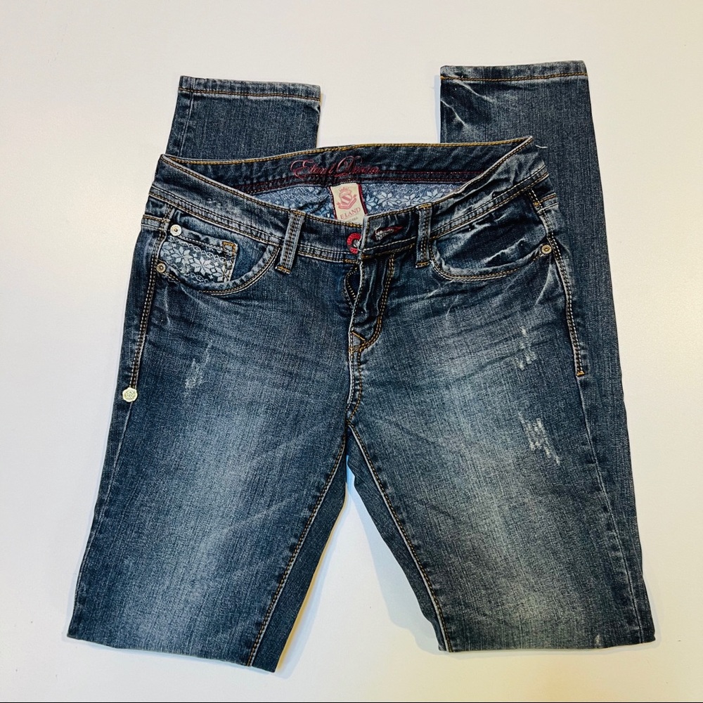 E-Land Denim Club women’s Jeans sz 29 Straight leg. Blue denim